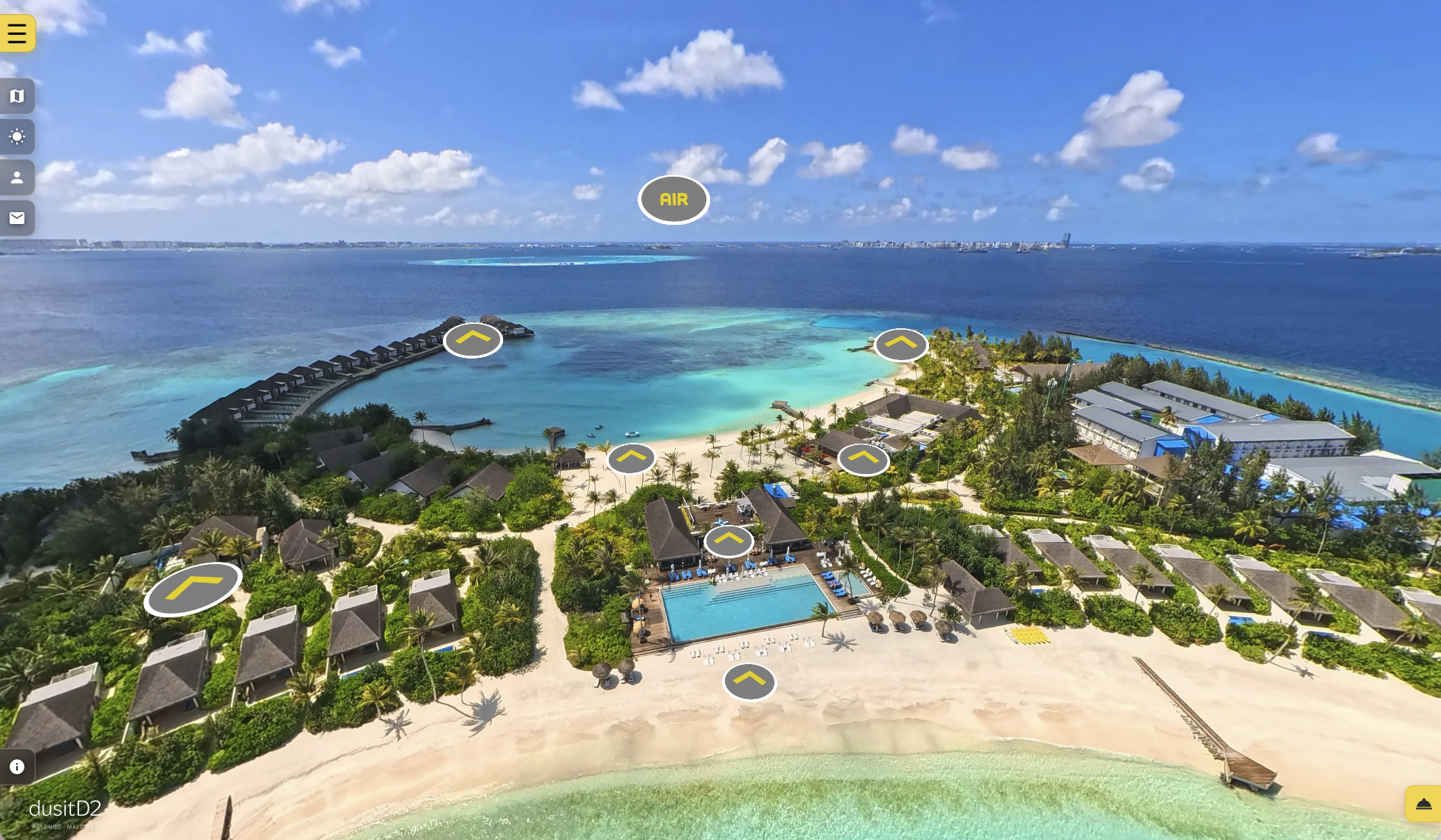360 Grad Rundgang Resort Malediven