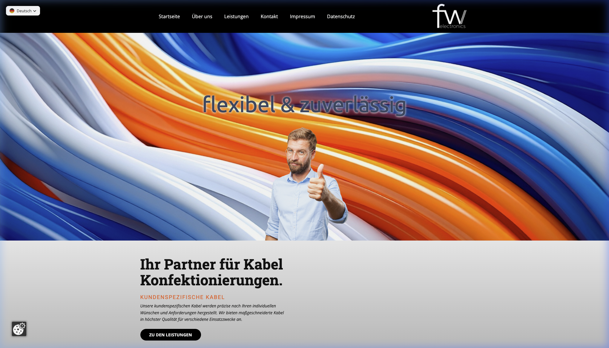 Webdesign Referenz FW Electronics – Professionelle Webseitengestaltung Landkreis Mühldorf