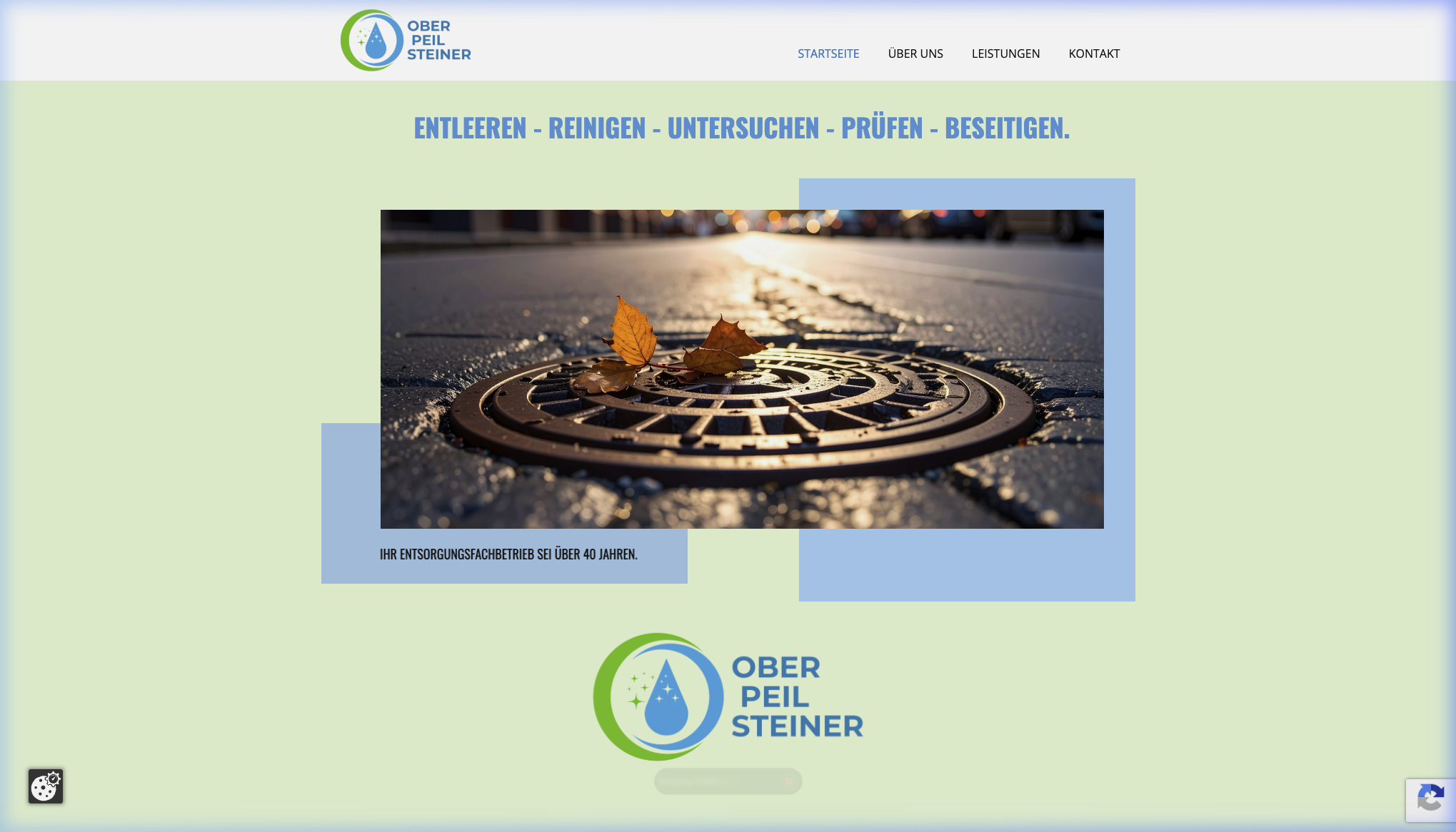 Webdesign Referenz Oberpeilsteiner Kanalreinigung – Website erstellen Landkreis Altötting